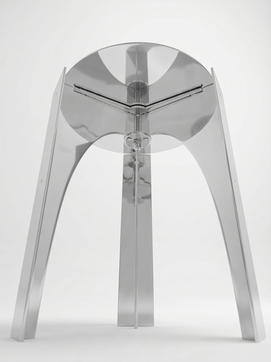 _012 UFO sculptural object | Mirror stainless steel