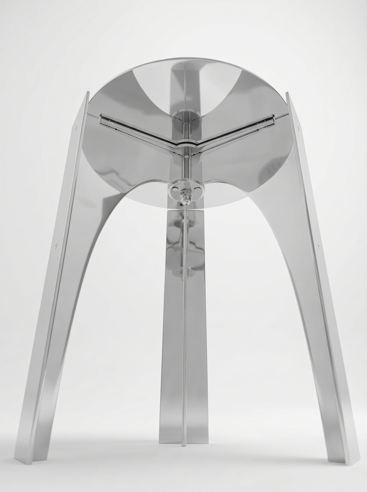 _012 UFO sculptural object | Mirror stainless steel